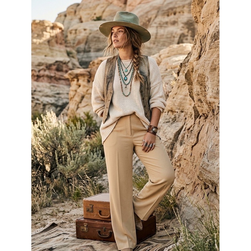 Lauren Ralph Lauren Tan Khaki Straight Leg Dress Pants Plus Size 16W NWT